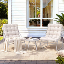 Gardeon 3 Piece Outdoor Bistro Set Khaki