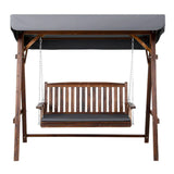 Gardeon Wooden Swing Chair Garden Bench Canopy 3 Seater Outdoor Furniture - Flea Market