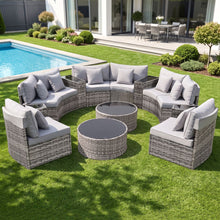 Gardeon 8 Seater Outdoor Sofa Set 14 Piece Rattan