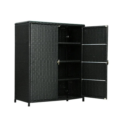 Gardeon Outdoor Storage Cabinet Box Garage Wicker Shelf Chest Garden Shed Tools - Stacks Warehouse