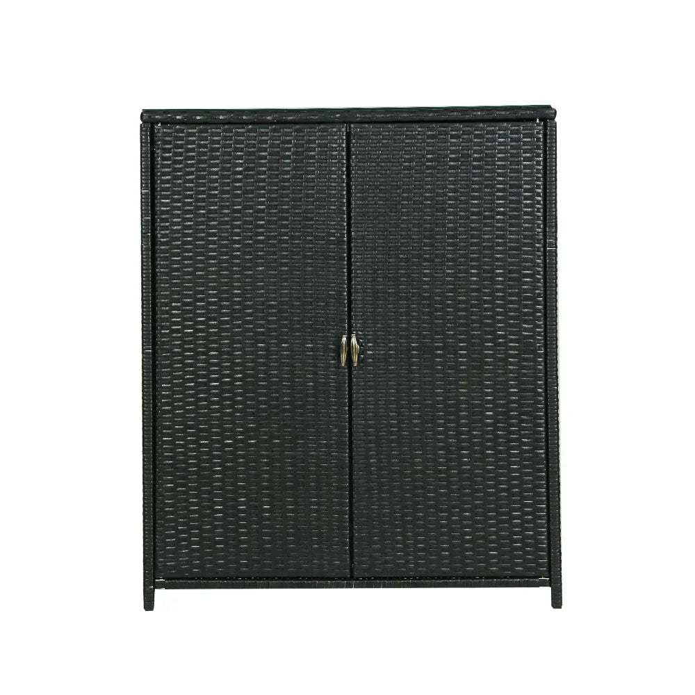 Gardeon Outdoor Storage Cabinet Box Garage Wicker Shelf Chest Garden Shed Tools - Stacks Warehouse