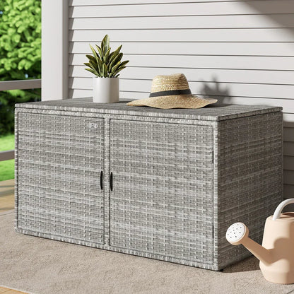 Gardeon Outdoor Storage Cabinet Box Deck Wicker Shelf Chest Garden Shed Tools - Stacks Warehouse