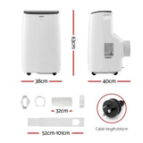 Devanti 7000BTU WiFi Portable Air Conditioner - Smart Cooling