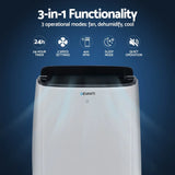 Devanti 7000BTU WiFi Portable Air Conditioner - Smart Cooling