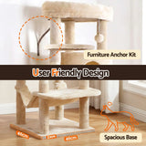 i.Pet Cat Tree Tower 167cm - Large Scratching Post Beige