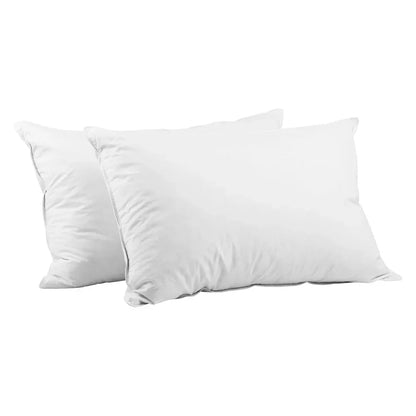 Giselle Bedding Goose Feather Down Pillow Twin Pack - Stacks Warehouse