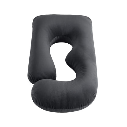 Giselle Bedding G-Shaped Pregnancy Pillow with Removable Cover
