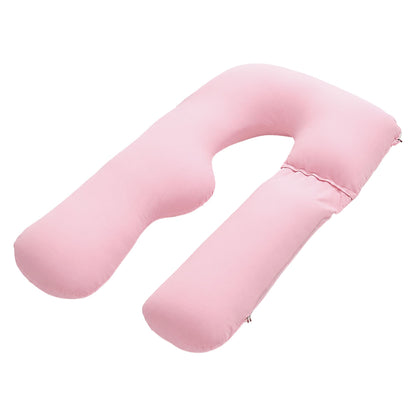 Giselle Bedding U-Shaped Pregnancy Pillow with Cotton Jersey Cover