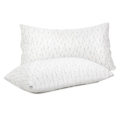 Giselle Bedding Memory Foam Pillow King Size Twin Pack - Stacks Warehouse
