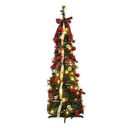 Jingle Jollys 160cm Pop Up Christmas Tree - 80 LED - view 10