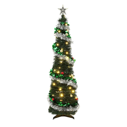 Jingle Jollys 155cm Pop Up Christmas Tree - 50 LED - view 10