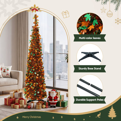 Jingle Jollys 160cm Pop Up Golden Maple Christmas Tree - view 2