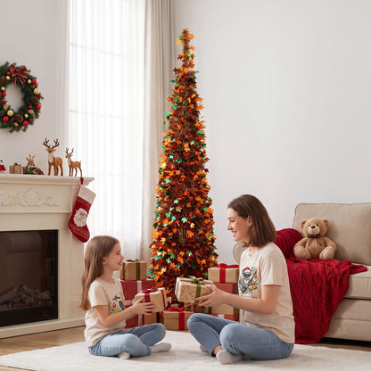 Jingle Jollys 160cm Pop Up Golden Maple Christmas Tree - view 6