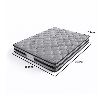 Dreamz Spring Mattress Bed Pocket Egg Queen