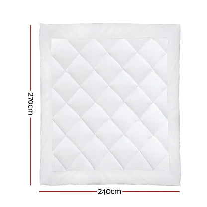 Giselle Bedding 700GSM Microfibre Bamboo Quilt Super King - Luxury Duvet for All Seasons