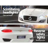 Licensed Bentley EXP12 Kids Electric Ride On Car - White 12V with Remote Control