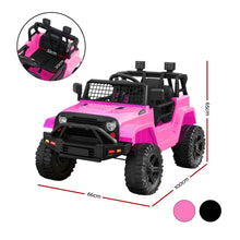 2x Rigo Electric Kids Ride On Car Black Pink