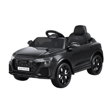 Licensed RSQ8 Kids Electric Ride On Car - Black 12V SUV with Remote Control