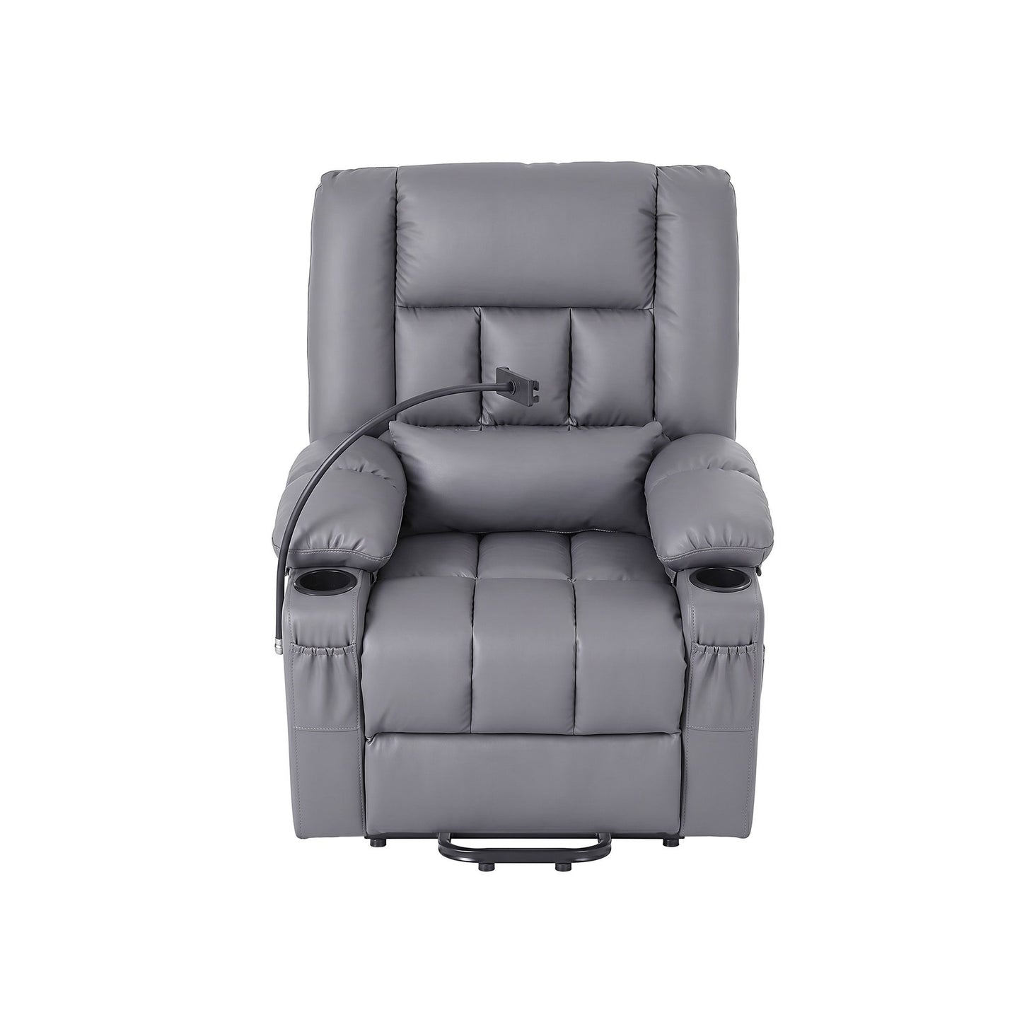 Artiss Power Lift Recliner Chair with Massage & Heat | Grey