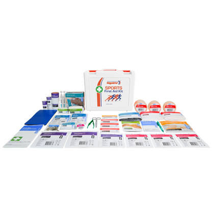 REGULATOR 3 Series Plastic Sports First Aid Kit by Aero Healthcare, 23.3 x 26.6 x 9.8 cm