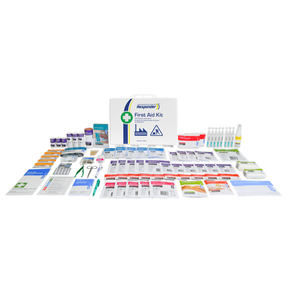 RESPONDER 4 Series Waterproof First Aid Kit, impact-resistant case 24.3 x 24.3 x 8 cm