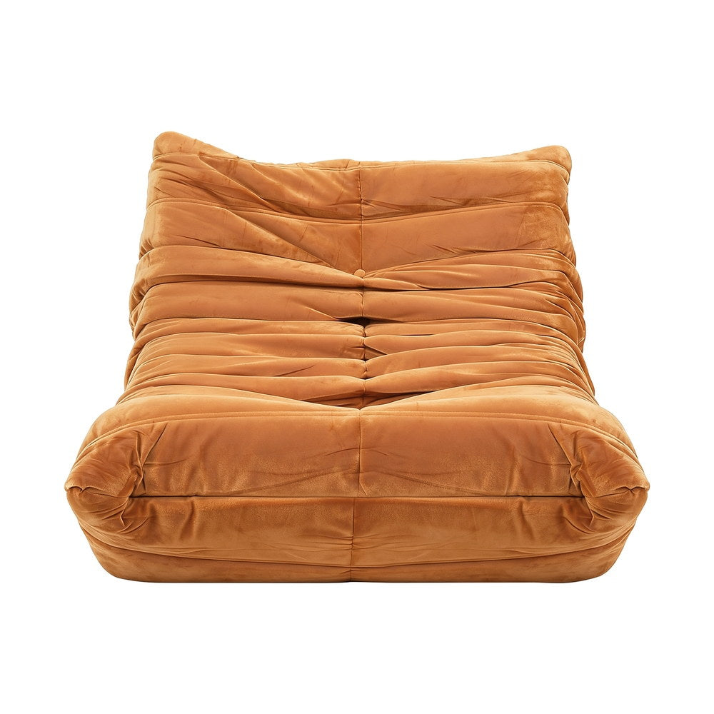 Artiss Caterpillar Lazy Sofa Chair | Brown