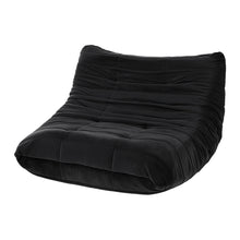 Artiss 2-Seater Caterpillar Lazy Sofa | Black