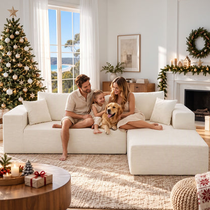 Modular sofa sections that adjust to suit your room layout