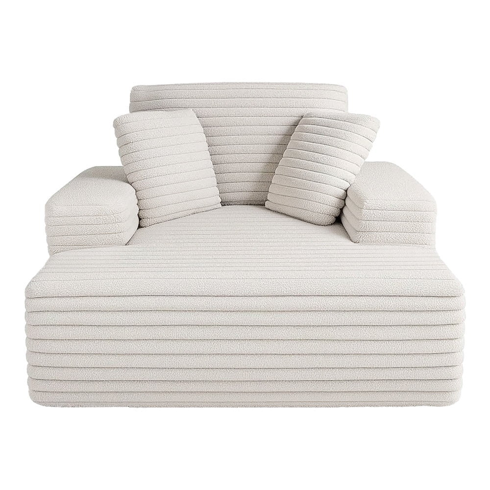 Artiss Faux Fur Sofa Bed | Beige