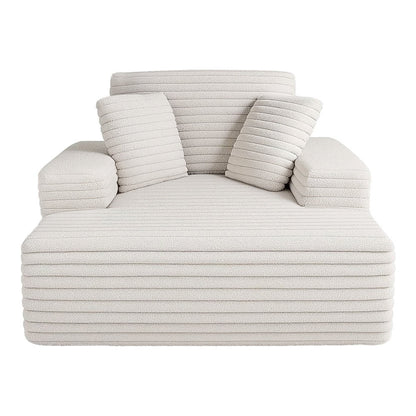 Artiss Faux Fur Sofa Bed | Beige