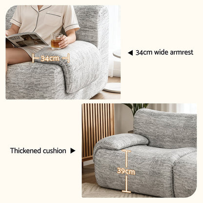 Artiss 2-Seater Sofa | Light Grey