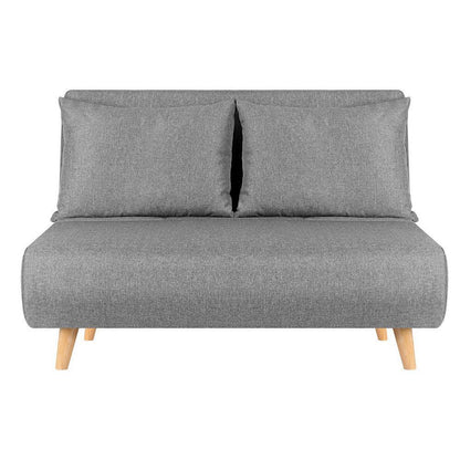 Artiss Sofa Bed 2 Seater Convertible Couch Recliner Lounge Chair Linen - Stacks Warehouse