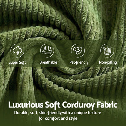 Artiss 300cm Modular Boneless Sofa | Green