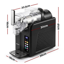 Devanti Slushie Machine 2L Frozen Drink Maker Ice Cream Cocktail Slush Maker Black