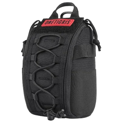 Tactical Speed First Aid Pouch in 500D nylon, compact 20 x 13 x 7.6 cm medical pouch