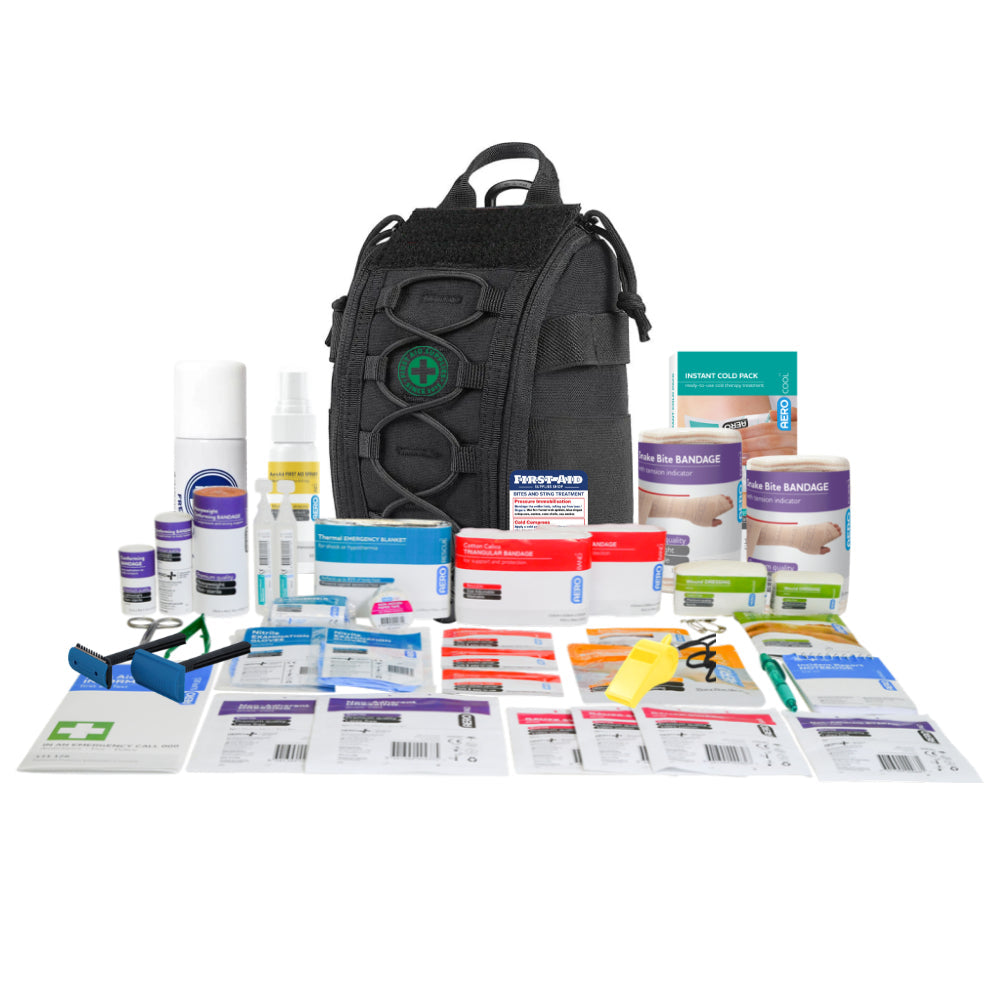 Snake Bite Quick Release Pro First Aid Kit, venom response kit for bush and coastal use
