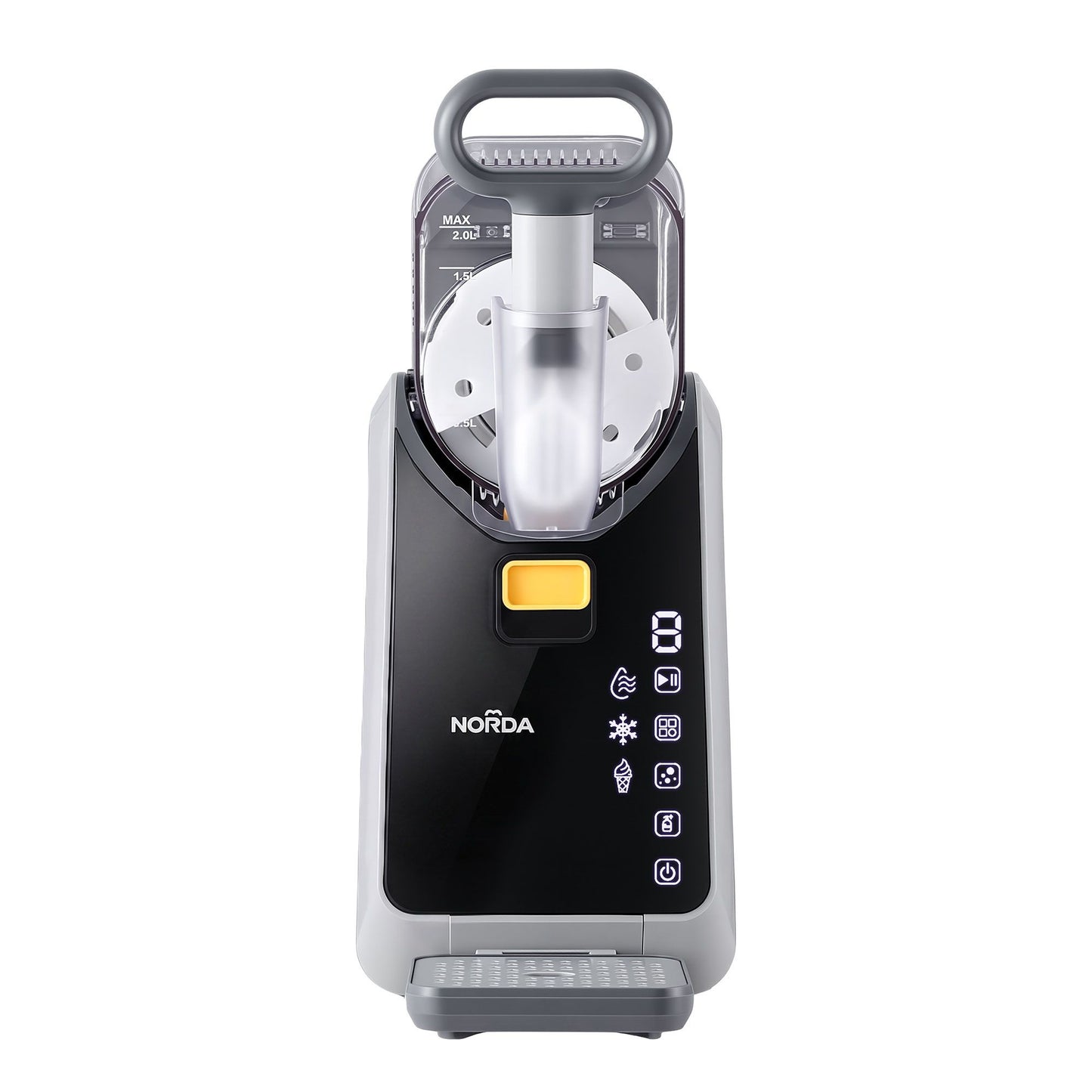 NORDA 2L Slushie Machine Frozen Drink Maker Slushy Ice Cream Maker No Ice Compressor Touchscreen for Home BBQ Party