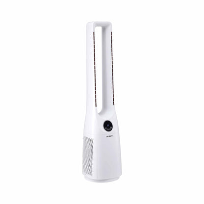 Devanti 100cm Bladeless Tower Fan with Remote - White - view 3