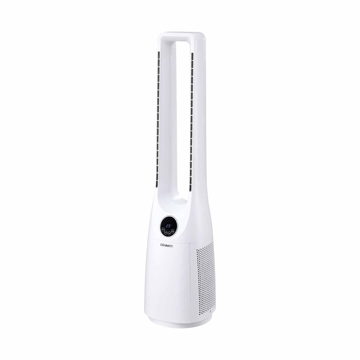 Devanti 100cm Bladeless Tower Fan with Remote - White - view 9