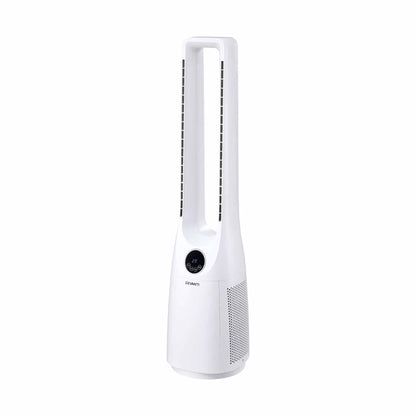 Devanti 100cm Bladeless Tower Fan with Remote - White - view 9