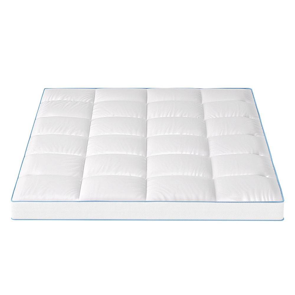 Giselle Bedding Double Mattress Topper, 10cm Bamboo Pillowtop 1500GSM