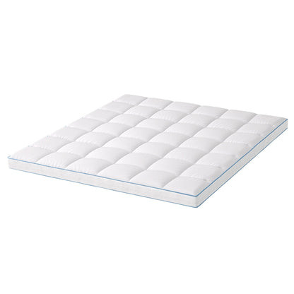 Giselle Bedding King Mattress Topper, 10cm Bamboo Pillowtop 1500GSM
