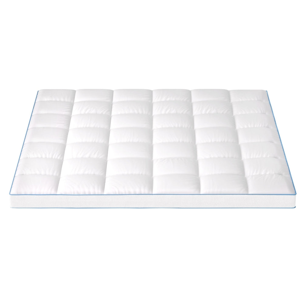 Giselle Bedding King Mattress Topper, 10cm Bamboo Pillowtop 1500GSM