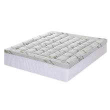 Giselle Bedding King Mattress Topper, 11cm Bamboo Pillowtop 1500GSM