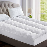 Giselle Bedding King Single Mattress Topper, 5cm Bamboo, 1000GSM