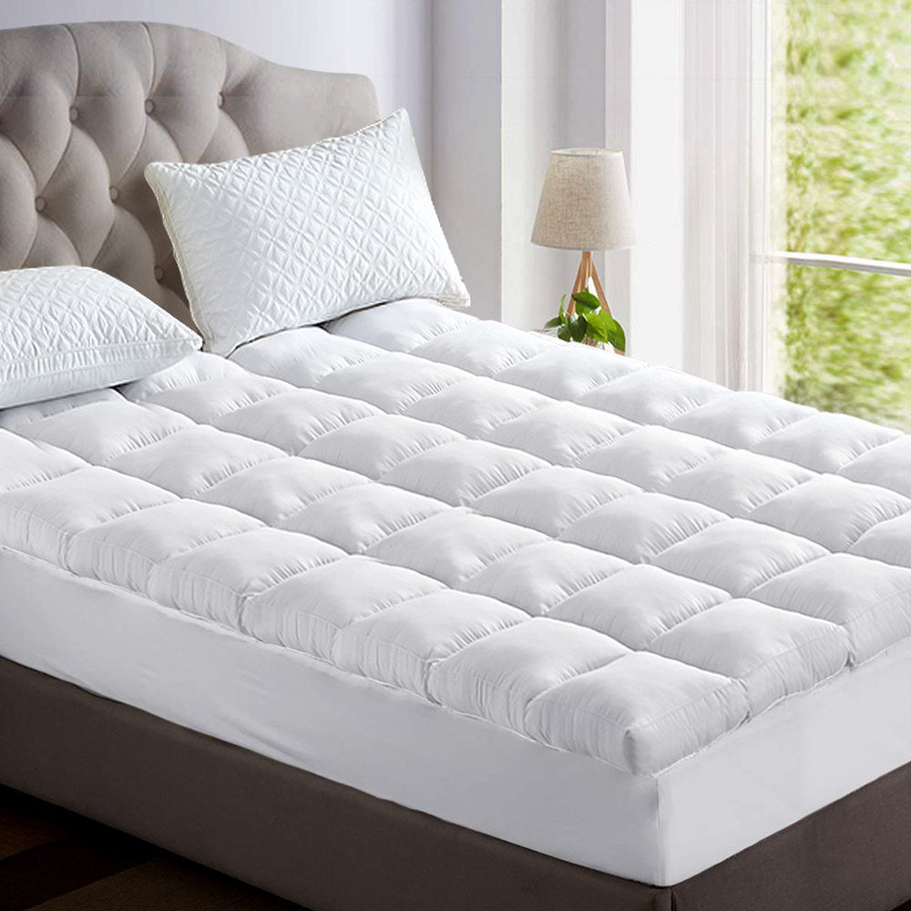 Giselle Bedding Queen Mattress Topper, 5cm Bamboo, 1000GSM