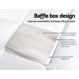 Giselle Bedding Single Mattress Topper, 5cm Bamboo, 1000GSM