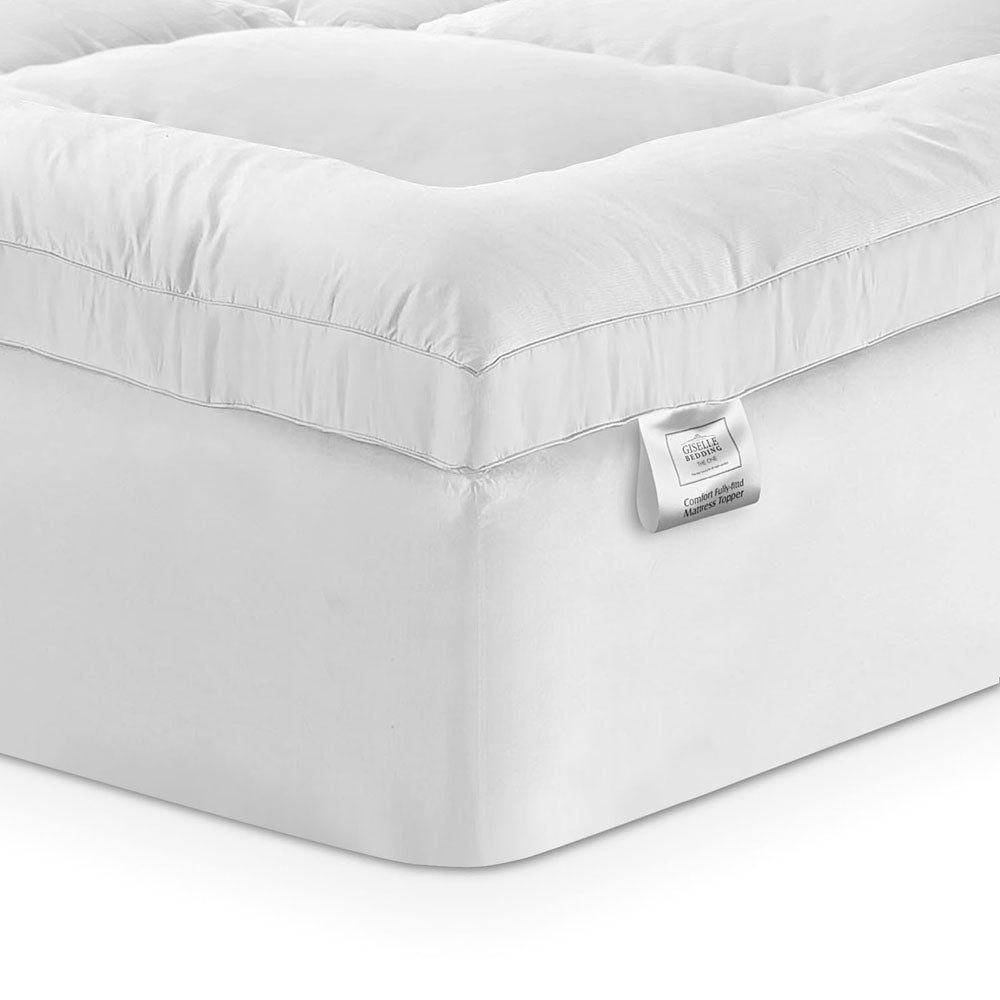 Giselle Bedding Single Mattress Topper, 5cm Bamboo, 1000GSM
