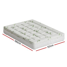 Giselle Bedding Double Mattress Topper, 7.5cm Bamboo Pillowtop 1000GSM