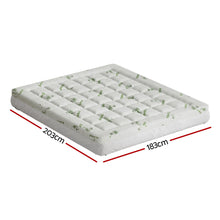 Giselle Bedding King Mattress Topper, 7.5cm Bamboo Pillowtop 1000GSM